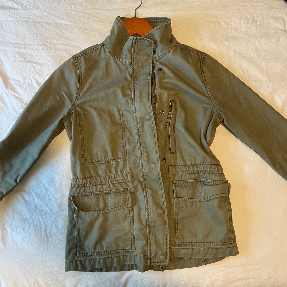 Madewell Light Army Green Utility Jacket Small
